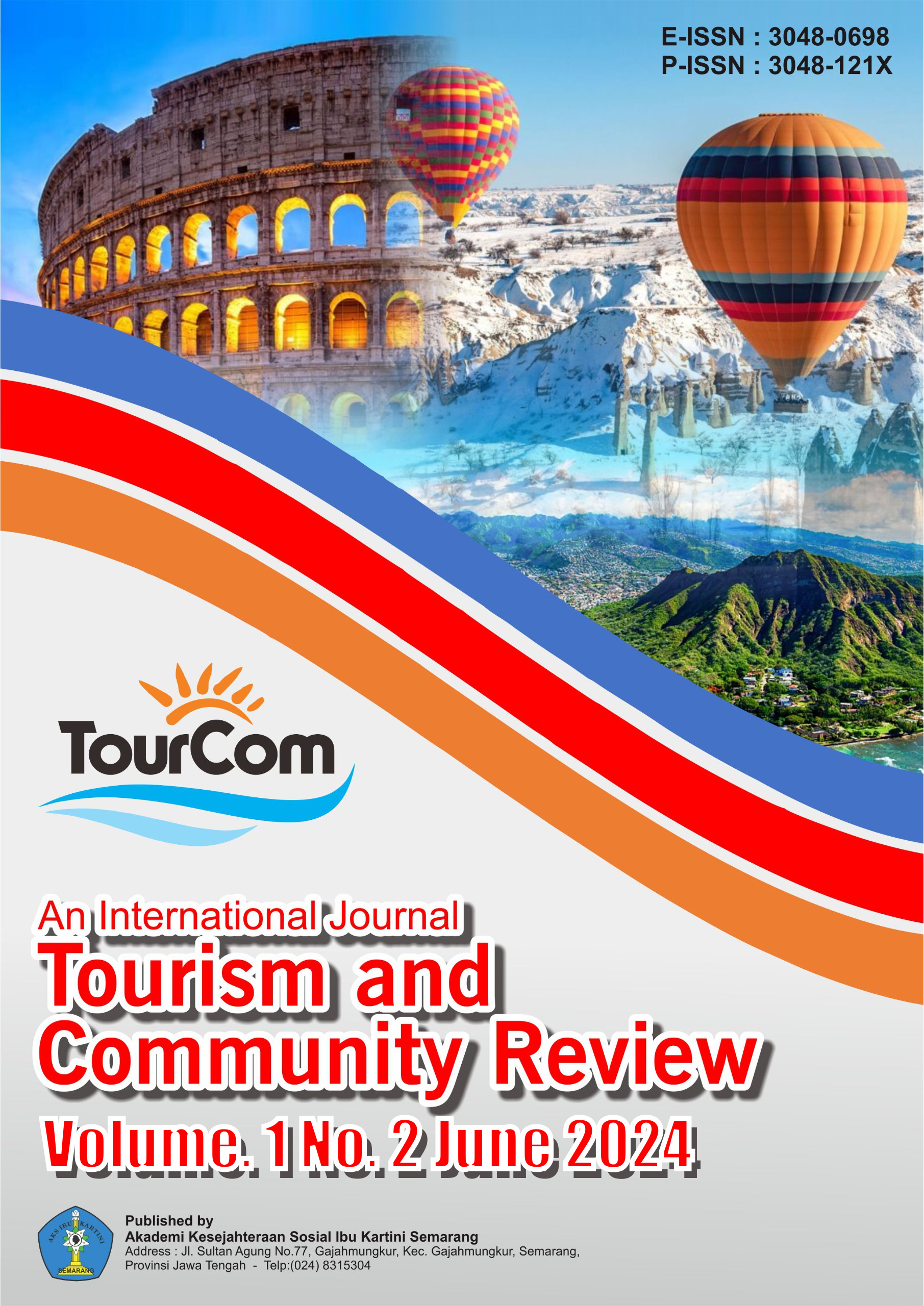 					View Vol. 1 No. 3 (2024): July : An International Journal Tourism and Community Review
				