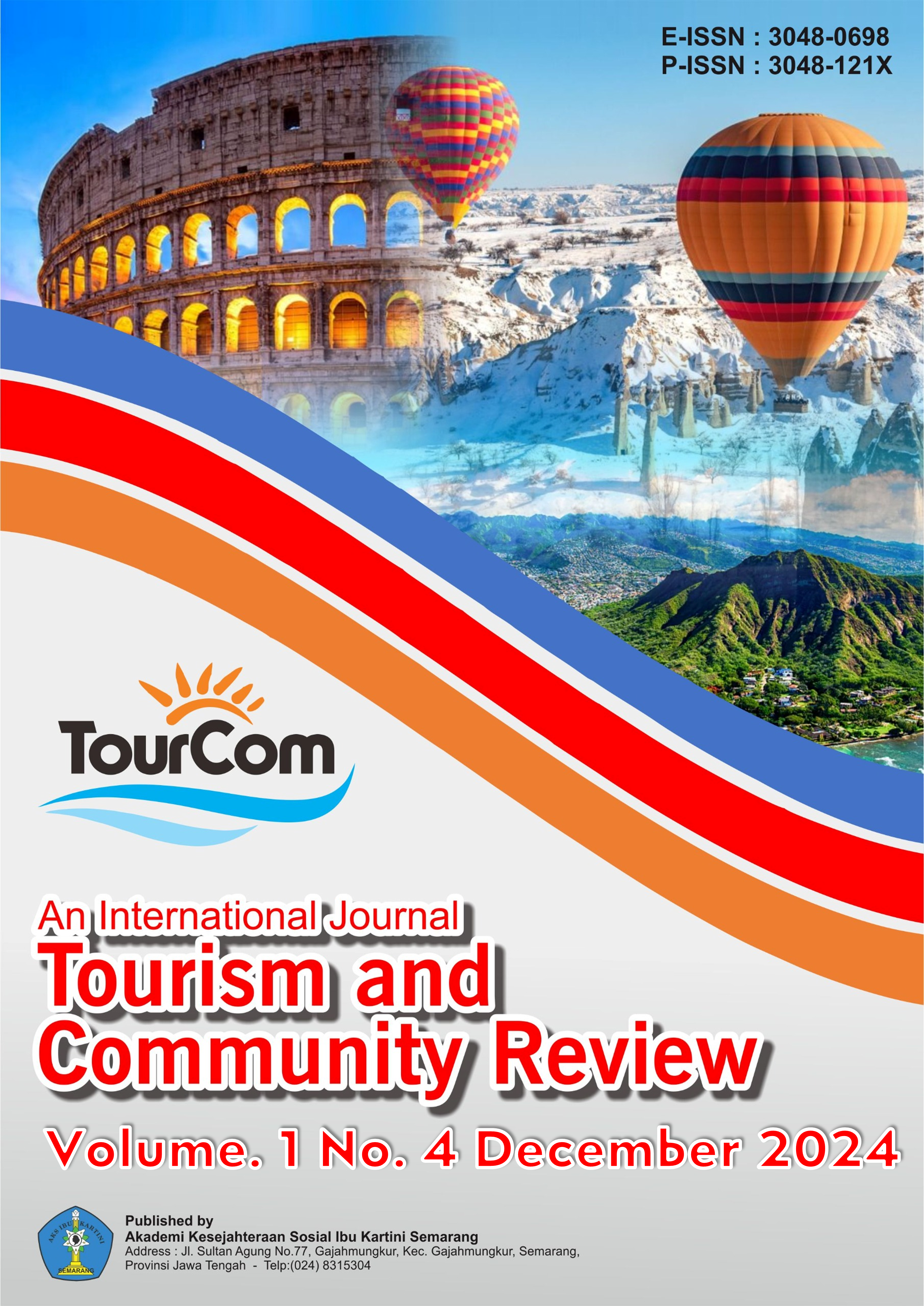 					View Vol. 1 No. 4 (2024): Desember : An International Journal Tourism and Community Review
				